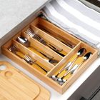 Vilde, wkład na sztućce do szuflady, bambusowy, 25-35 cm