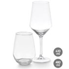 Vivalto, zestaw szklanek i kieliszków, 8 szt.