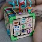 Vtech, Drewniana kostka edukacyjna, zabawka interaktywna