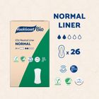 Vuokkoset, 100% BIO, wkładki higieniczne, normal, 26 szt.