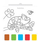 W Zoo. Malowanka. Użyj wody, zbudź kolory