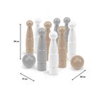 Wader, Biszkoptowa Chmurka, zestaw do gry w kręgle, 11 elementów