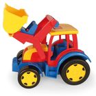 Wader, Gigant, traktor ładowarka, bez opakowania, czerwono-żółty, 60 cm