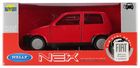 Welly, Fiat Cinquecento, pojazd, model metalowy, 1 szt.