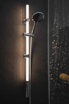 Wenko, drążek prysznicowy LED 74 cm, ciepła biel