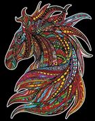 Wicher Koń. Kolorowanka welwetowa, 47-35 cm