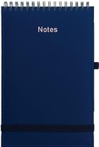 Wokół Nas, Vivella, notes A5, na spirali, z gumką, granatowy, 1 szt.