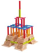 Woodyland, drewniane klocki konstrukcyjne, 200 elementów