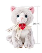 Woodyland, Kotka Jacqueline, maskotka, jasnoszara, 25 cm