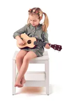 Woodyland, ukulele, instrument strunowym drewniany, 56-20-7 cm