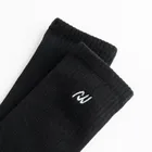 Wysokie czarne skarpetki unisex NOWEAR