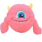 Xqmax, piłka pluszowa emoji z rączkami, różowa, 40 cm