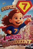 YEKU, karnet, Urodziny 7 dziewczynka, Superbohaterka