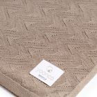 Yoonco, Ażur, kocyk bambusowy, mgiełka, beż