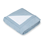 Yoonco, koc duo, błękitno-biały, 80-100 cm