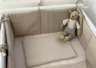 Yoonco, muślinowy ochraniacz do łóżeczka, beż