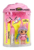 Yummiland, PEEPS®, Lip Gloss Doll, Maddie Mallows, mini laleczka + błyszczyk DIY do ust
