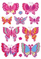 Z-Design, błyszczące naklejki foliowe w dużym formacie, motyle