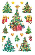 Z-Design, naklejki bożonarodzeniowe, choinki