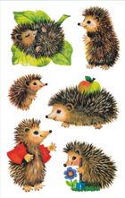 Z-Design, naklejki papierowe, jeże