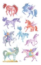 Z-Design, naklejki papierowe, tłoczone, jednorożce