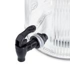 Zeller, Kitchen Essentials, szklany słoik z kranikiem, 3900 ml