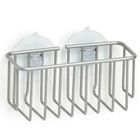 Zeller, półka kuchenna na akcesoria do zmywania, z przyssawkami, metalowa