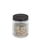 Zeller, słoik z metalową pokrywką, Kitchen essentials, ryflowane szkło