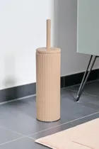 Zeller, szczotka do WC z metalowym pojemnikiem, brass tone, średnica 9,7 cm