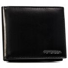 Zestaw prezentowy: Portfel, Brelok, czarny, skórzany, Peterson