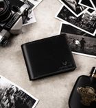 Zestaw prezentowy: Portfel, Brelok, czarny, skórzany, Peterson