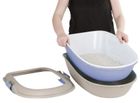 Zolux, Furba, kuweta z sitkiem 39-59-22 cm, jasnobrązowa