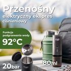 Adler, ekspres przenośny do kawy, 7500 mAh, 20 BAR, USB
