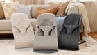 BabyBjörn, Balance Soft Woven/Jersey, leżaczek bujaczek, piaskowoszary