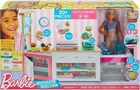 Barbie, Idealna kuchnia, światło i dźwięk, zestaw z lalką