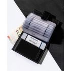 Etui na dokumenty, czarne, skórzane, Rovicky