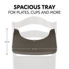 Hauck, Alpha, tacka drewniana, Charcoal