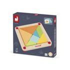 Janod, Essentiel, Tangram, drewniana układanka