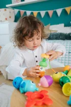 Lalaboom, Kulko-klocki sensoryczne, zwierzątka, 25 elementów