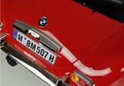 Lean Toys, BMW Retro, pojazd na akumulator, czerwony lakierowany