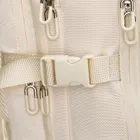 Peterson, plecak podróżny z siatkowaną przegrodą i paskami kompresyjnymi, ecru