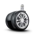 Sofotel, kółka gumowane do foteli, czarne, 5 szt.