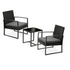 Tadar, Madera, komplet mebli ogrodowych, fotele i stolik