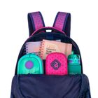 Abag, plecak szkolny, 3-komorowy, hexagon pink ombre