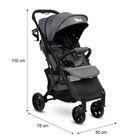 Caretero, Trail, wózek spacerowy, Graphite