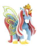 Galupy, Skrzydlate Jednorożce, brokatowa figurka z kryształkiem Swarovskiego, 1 szt.