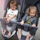 Hauck, Roadster Duo SLX, wózek bliźniaczy, grey/silver