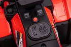 Lean Cars, quad, pojazd na akumulator, czerwony