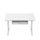 Mark Adler, Leader 8.5 White, biurko elektryczne, ze szklanym blatem, 120 cm