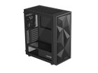 Natec, Genesis Diaxid 605F Midi Tower, obudowa komputerowa, USB-C, czarna